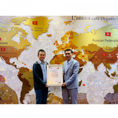 Tổ Chức Chứng Nhận VSCB trao Chứng nhận 4C cho Công Ty TNHH Vĩnh Hiệp